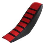 Weduspaty Motorcycle Seat Cover, Motorcycle Seat Cover Universal PVC Motocross Seat Cushion Red, Dirt Bike Seat Cover