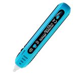 ALLOSUN Christmas Tree Light String Tester Non Contact Light Repair Tool Bulb&Fuse Fixer Checker Gun 12-600V, NOT led Christmas Light Bulb Tester,Blue