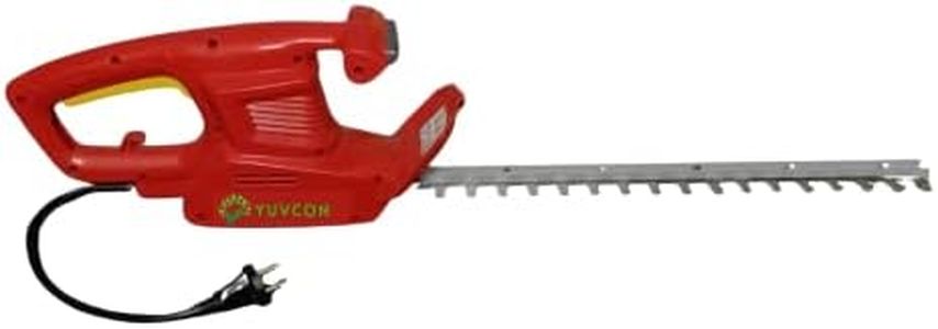Yuvcon Electric Hedge Trimmer, 420 Watts Engine, 45cm Blade Length, 2 Hand Grip for Better Handling, Tree/Shrubs Shaping Machine