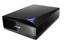 ASUS BW-16D1X-U external 16X Blu-ray writer, USB 3.0, Mac Compatible, M-DISC support, Disc Encryption, Unlimited Webstorage(12 months), NERO Backitup, E-Media