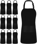 Utopia Kitchen 10 Pack Bib Apron, U