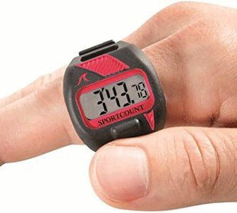 SC SPORTCOUNT 200 Lap Counter Timer - Waterproof Swimming and Running Tracker Counts Total Laps, Elapsed Time, Split Time, Average Laps and More