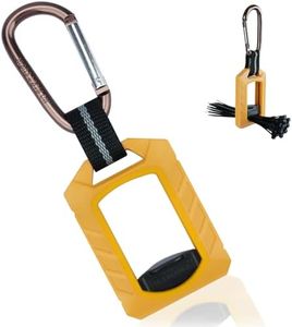 Melotough Zip Tie Organizer Band,Zip Tie Holder,Reusable,Cable Tie Bracket for Multi-Purpose Indoor and Outdoor Use,Yellow,1Pcs