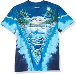 Liquid Blue Unisex-Adult Mens 114435-Tie Dye/Multi-2XL Night Time Dive T-Shirt Short Sleeve T-Shirt - Multi - XX-Large