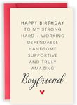 Abeletree Boyfriend Birthday Card, 