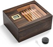 OTAKOKIT Cigars Humidor, Glass-Top 