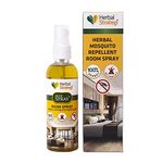 Herbal Strategi Mosquito Repellent Room Spray - 100ml | Effective against mosquitoes causing Dengue Zika Chikungunya | 100% Herbal and Chemical free | Baby and Pet safe | Ayush certified