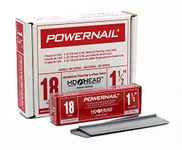 Powernail L150185 18 Gauge 1-1/2 Inch Length HD L-Cleat Flooring Nails (Box of 5000)