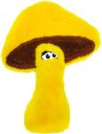 Cycle Dog Duraplush Large Mushroom (Colors May Vary): Sqeakerless Eco-Friendly and Durable Toy for Dogs | Perfect for Fetch and Tug-of-War Play | Made in USA