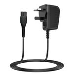 4.3V Replacement for Philips One Blade A00390 Charger, Compatible for Philips Oneblade Trimmer QP2620/2520, MG3740,MG3720,MG3722, MG3730, MG5730, MG5720, BT3206, BT3208 Shaver UK Plug Cable Adapter