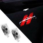 BuJinZeTui 2PCS Door Lights Logo Car Accessories Led Compatible for Charger 2006-Present Projector Ghost Shadow Puddle Courtesy Step Lights (01)