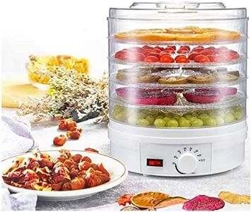 Nuvex Food Dehydrators with Digital Control | Fruit Dehydrator, Dehydrators for Food Jerky Fruit Meat Dog Treats Herbs Vegetables, 5-Tray Tier Dehydrator, Food Dehydrator, Portable Mini Fruit Dryer