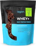 LEGION Whey Protein Powder Chocolate - Whey+ Isolate Protein Powder - Protein Isolate from Grass Fed Cows - Non-GMO, Lactose-Free, Sugar-Free Protein Powder Dietary Supplement (30 Servings)