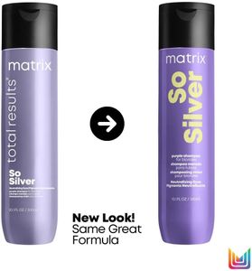 Matrix So Silver Shampoo 300ml – Neutralizes Yellow Tones
