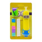 Prescent Multicolor Electric Eraser with Fan for Kids with 30 Refills Erasers (Multicolor)