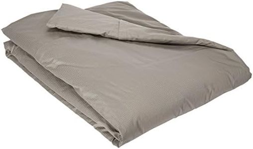 Natural Comfort Premier Hotel Select - Copripiumino Queen, gessato/verde chiaro