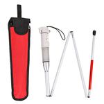 Smart Walking Cane Blind Crutch - acousto-Optic Electronic Blind Cane - Folding Cane Elder Cane LED Walking Trusty Sticks - Cane Visually impaired aids