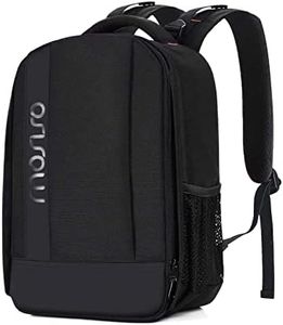 MOSISO Camera Backpack, DSLR/SLR/Mirrorless Photography Camera Case Buffer Padded Shockproof Camera Bag with Customized Modular Inserts&Tripod Holder Compatible with Canon,Nikon,Sony etc, Black