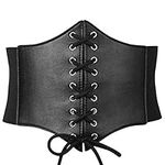 XZQTIVE Black Corset Waist Belt for