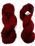 Oswal Knitting Yarn Wool Shiny Glitter Glazy Maroon Woolen Crochet Yarn Thread. Wool Yarn for Knitting. Woolen Thread. (400gm)