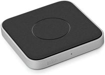 Braun Wireless Charging Pad, Qi-Certified up to 15W Fast-Charging, Matte Silver Aluminium Case, Model BWC02.