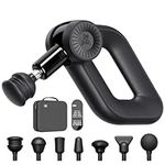 BOB AND BRAD D6 Pro Massage Gun Deep Tissue Percussion with 16mm Amplitude, Professional Muscle Massager Gun for Athletes, Electric Handheld Massagers with Ultra Quiet Technology