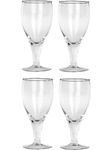 Somil Beautiful Wine Glasses for Memorable Moments, 180 ml, Capacity, Pack of 4, Size: 13.5 X 6 X 6 Cm