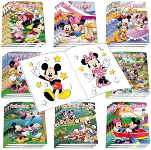 24Pcs Mini Mouse Coloring Books Bulk, Birthday Gifts Party Favors for Mini Mouse Theme Party, Red Mini Mouse DIY Drawing Book Birthday Party Supplies Decorations