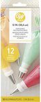 Wilton Disposable Decorating Cake Piping Bags, 12 Inch Size (Pack of 12)