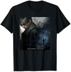 CAPCOM Resident Evil 4 Black Cotton T-Shirt - Classic Fit, Crew Neck, Short Sleeve