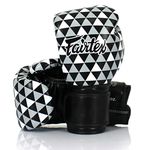 Fairtex Microfibre Boxing Gloves Muay Thai Boxing (Black Prism, 14 oz)