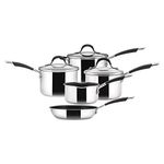 Circulon Stainless Steel 5 Piece Saucepan and Frying pan Set