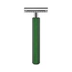 MÜHLE HEXAGON Forest Anodised Aluminium Mild Luxury Safety Razor for Beginners, BIrthday, Father's Day Gift for Him, Men | Unique German Design by Mark Braun