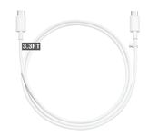 Google 30w Type C to Type-C Cable 1M Compatible with Pixel 8 Pro/7 Pro / 8 / 7 / 6 Pro / 7A / 6A / 5 / 4, Chromebooks / Pixel Tab USB-C 30 Watt Pixel Cable for Other USB TYPE C Device Support - White