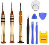 oGoDeal Screwdriver Set Kit for Apple iPhone 8 8 Plus 7 7 Plus 11 12 13 Pro Max Mini Screwdriver Set 1.5mm Phillips,0.8mm Star Pentalobe Screwdriver,Y 0.6mm Tri-point Triwing iPhone X Repair Tool Kit