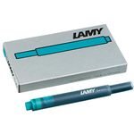 Lamy Turquoise T10 Fountain Pen Ink Refills (1 Pack of 5 Refills)