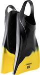 CRESSI Adult Swim Fins - Flexible Silicone for Comfortable and Durable Use, Black/Yellow, XL-45/47 - Pura: Designed in Italy