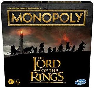 Monopoly: The Lord of The Rings Edition Board Game Inspired by The Movie Trilogy, Family Games,, Ages 8 and Up (Amazon Exclusive)