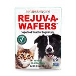 Sun Chlorella- Rejuv-A-Wafers- Chlorella & Eleuthero Superfood Supplement for Dogs and Cats (60 Wafers)