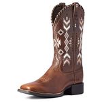 ARIAT Women's Round Up Skyler Western Boot, Canyon Tan, 11