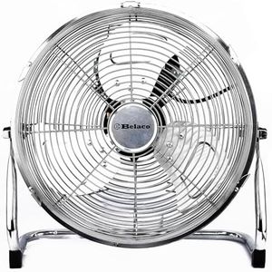 "Metal floor fan 12" High velocity chrome free stand fan cooling fan industrial fan 3 speed desk fan table fan sturdy housing high airflow powerful", BLEF 30