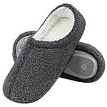 Women Slippers, Ladies' Fuzzy Curly Fur Memory Ladies Slippers Bedroom House Shoes with Polar Fleece Lining Anti-Slip Lightweight Breathable for Women