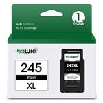 batuto Remanufactured for Canon 245xl Black Ink Cartridge Replacement for Canon 245 246 Ink Cartridge for Pixma MX490 MX492 MG2522 TR4500 TR4520 TS3100 TS3122 TS3300 TS3322 TS3420(1 Black)