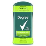 Degree Men Dry Protection Antiperspirant, Extreme Blast 2.7 oz, Twin Pack