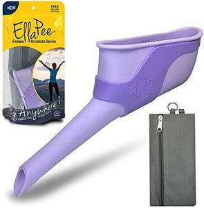 EllaPee Womens Urinal Funnel Female Urination Device for Women, Camping Accessories, Hiking, Outdoor Activities & More with Medical Grade Silicone (Reusable) So You Can Stand to Pee with Included Bag