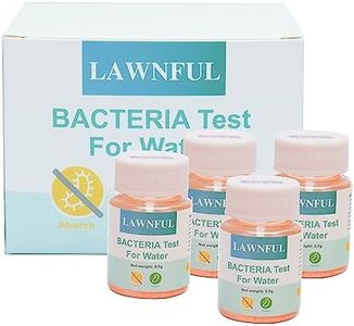 LAWNFUL 4 Bottles Well Water Test Kit, 48-Hour Coliform Bacteria Water Test Kit, Easy Detection of E. coli, Home Water Quality Testing Kit for Drinking Water, Tap & Well Water