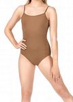 Bloch Dance Women's Nejor Microlux Camisole Leotard, Almond, Small