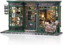 GuDoQi DIY Miniature House Kits, DIY Miniature Dollhouse Kit with Furniture, Tiny House Kits 1:24 Scale, Creative DIY Crafts for Adults Teen, Christmas Birthday Gifts, Magic Shop