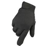 OLAHRAGA Nylon Breathable Tactical Outdoor Sports Full Finger Gloves For Riding Climbing Hiking Cycling (Black)