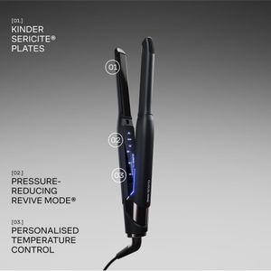 CLOUD NINE Slim Hair Straightener – Variable Temp, Mineral Plates, Quick Heat